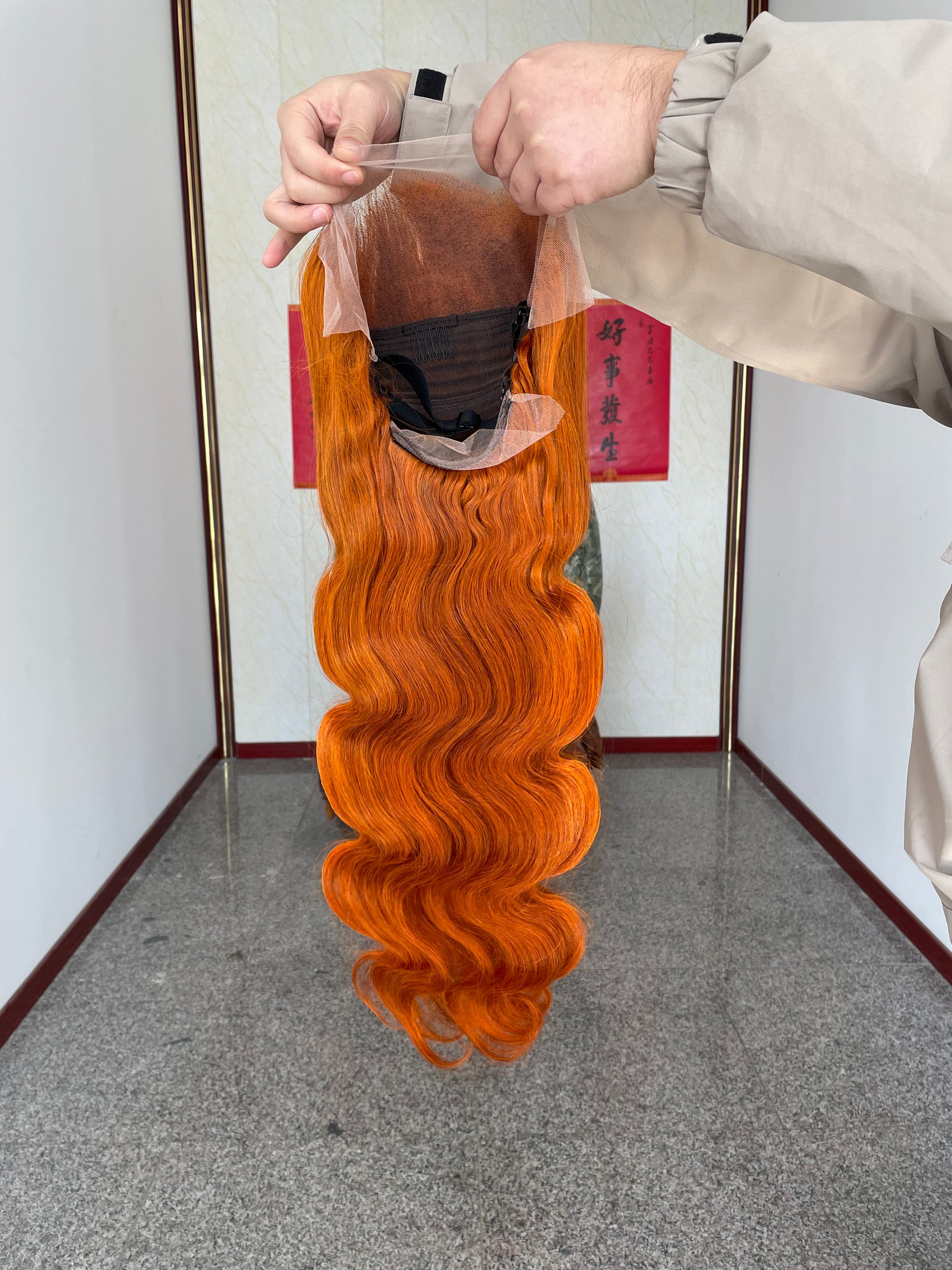 350 Copper Color Wig 13*4 Transparent Lace Full Lace Frontal Wig