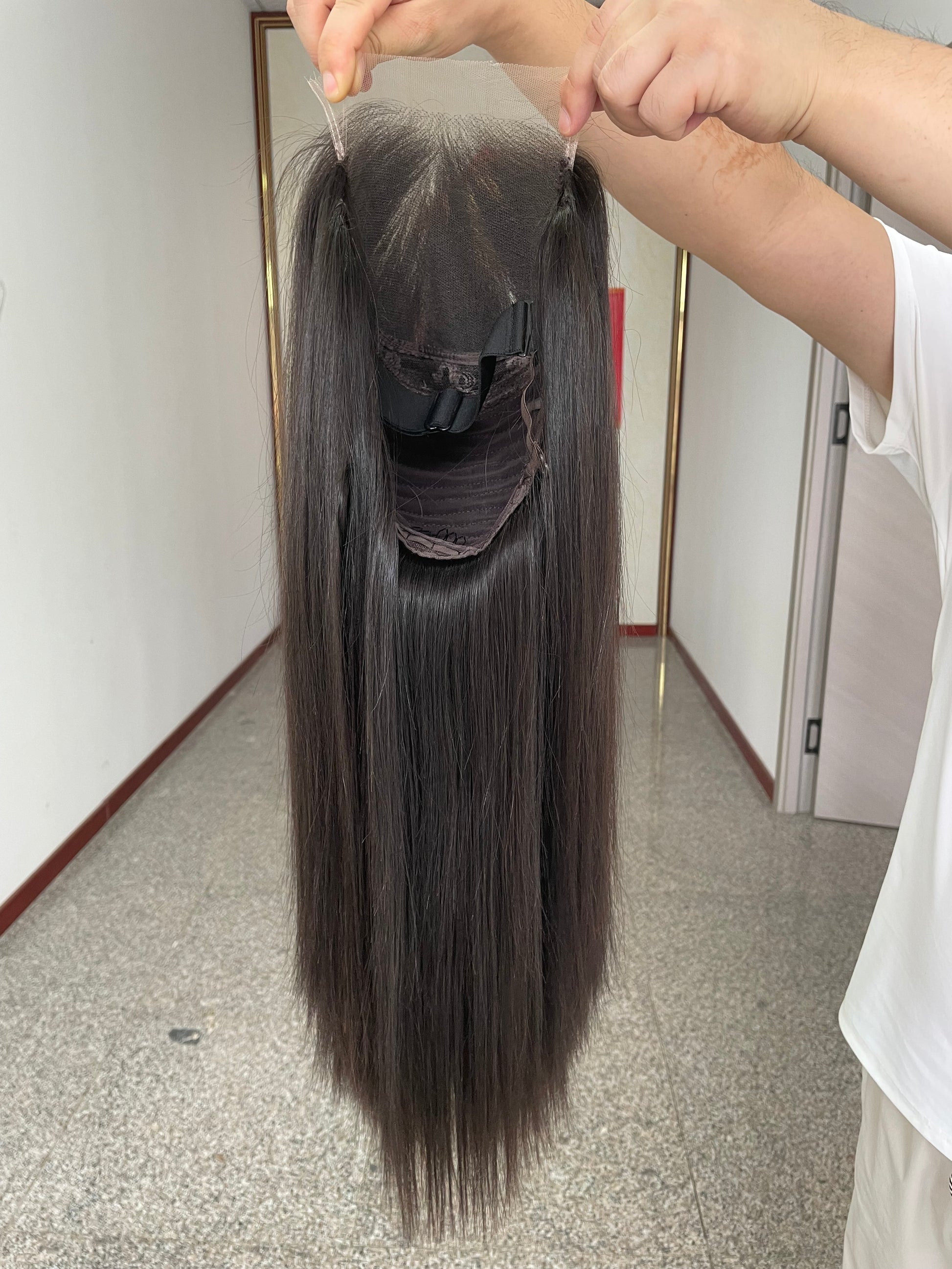 Premium Indian Raw Hair Wig HD Lace Closure Wig 5x5 Closure Wig