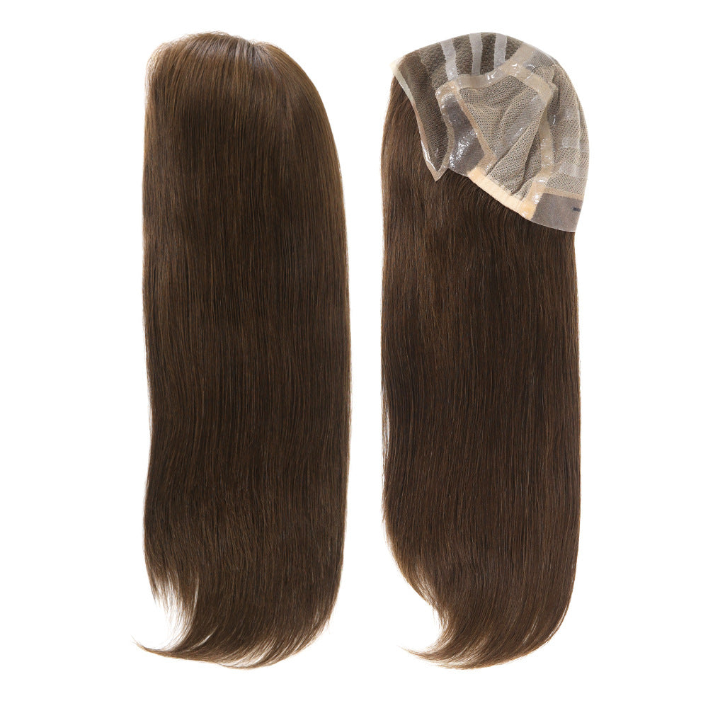 Silicone Medical Wig Russian Virgin Hair Wig for Cancer Patient