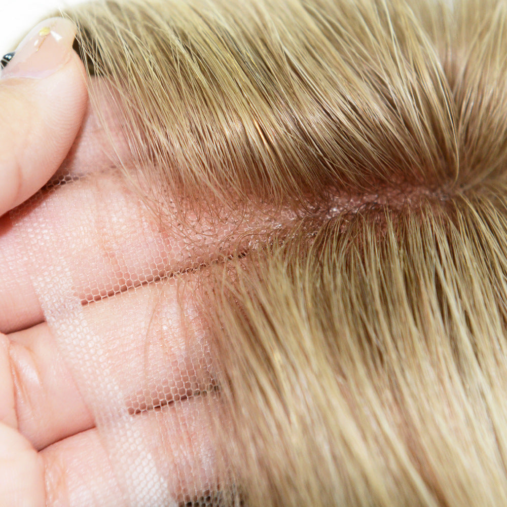 Silicone Medical Wig Russian Virgin Hair Wig for Cancer Patient