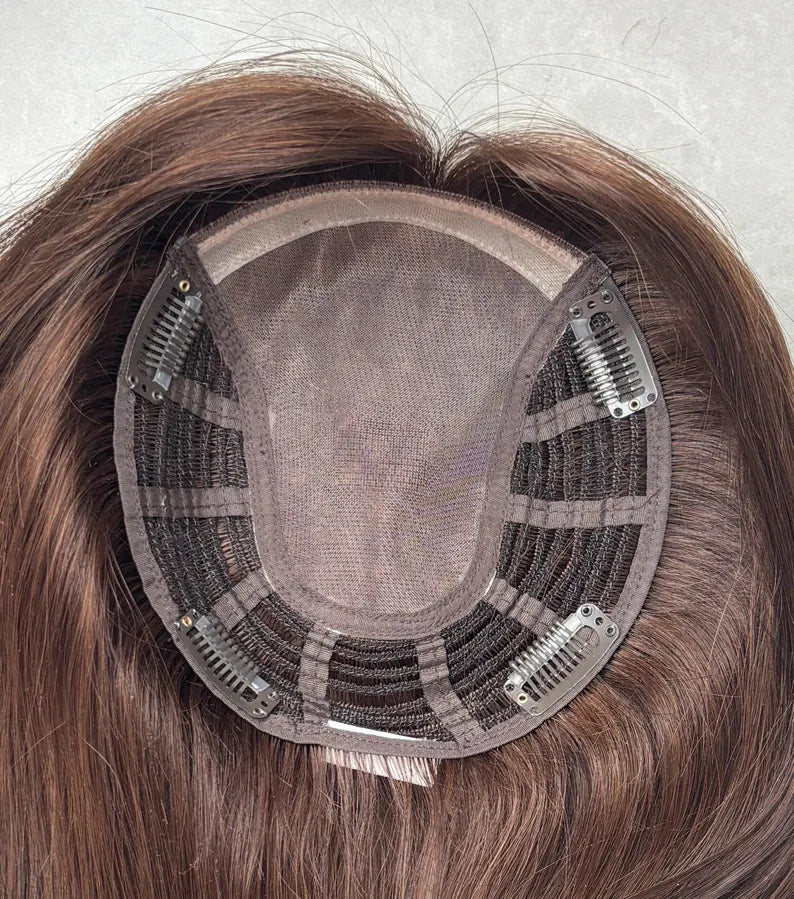 European Hair Mono Lace Topper 6*7 Inch