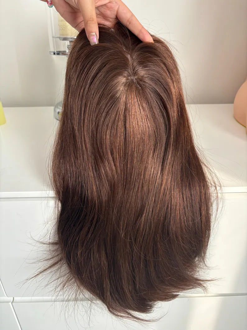 European Hair Mono Lace Topper 6*7 Inch