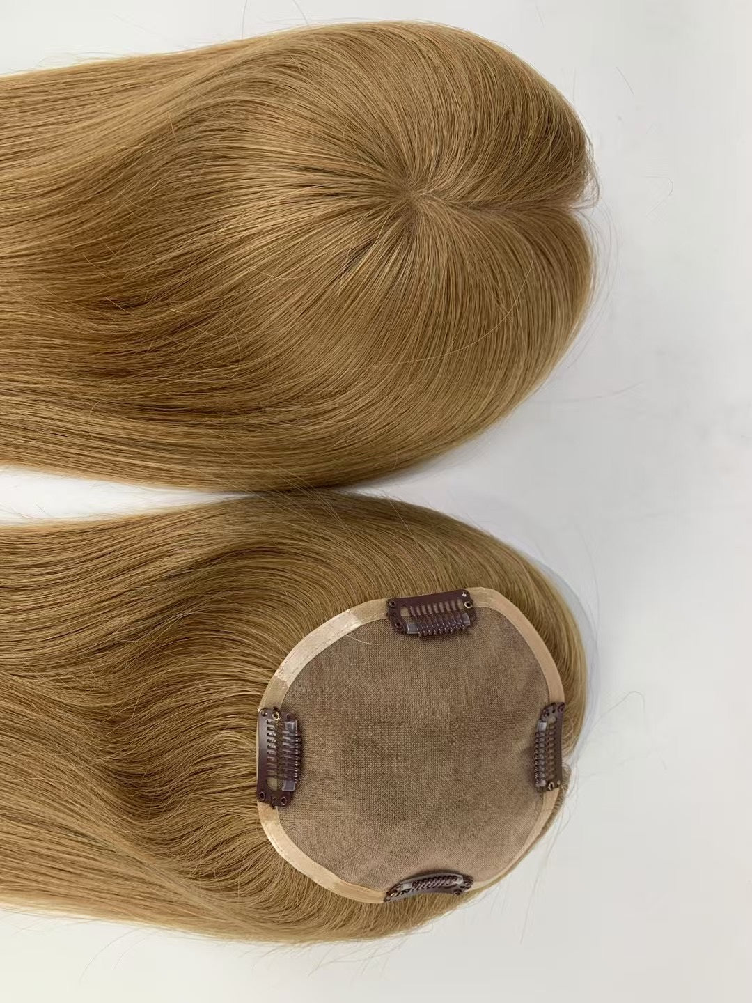 5*5 Mono Lace Topper For Women Virgin Human Hair Topper For Thin Hair Full Cuticles