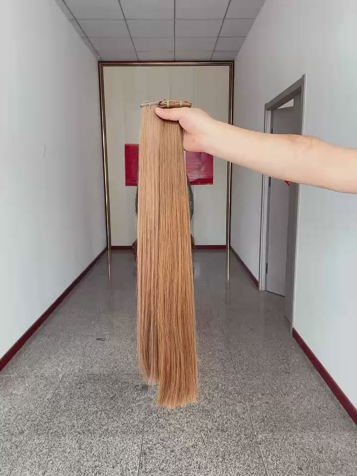 European Remy Hair Butterfly Weft Double Genius weft Invisible Weft Hair Extension