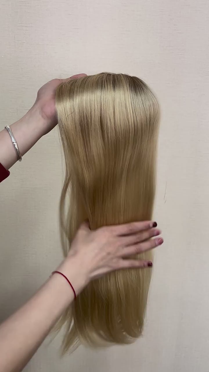 European Hair Mono Lace Topper 5.5*6 Inch