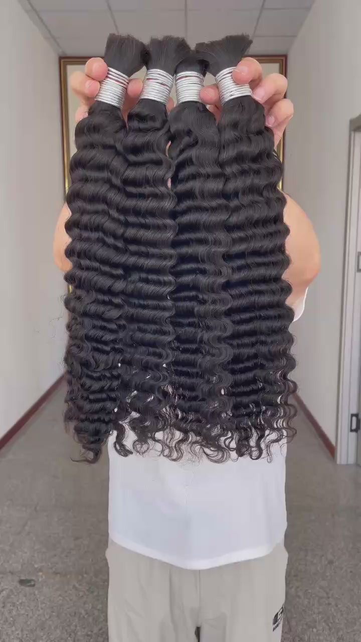 Human Braiding Hair Indian Virgin Hair Human Hair Bulk
