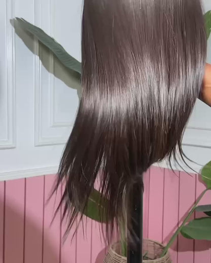 Bone Straight 5*5 HD Closure Wig