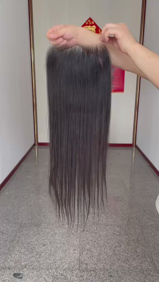 Raw Vietnamese Hair HD lace closure HD Lace Frontal