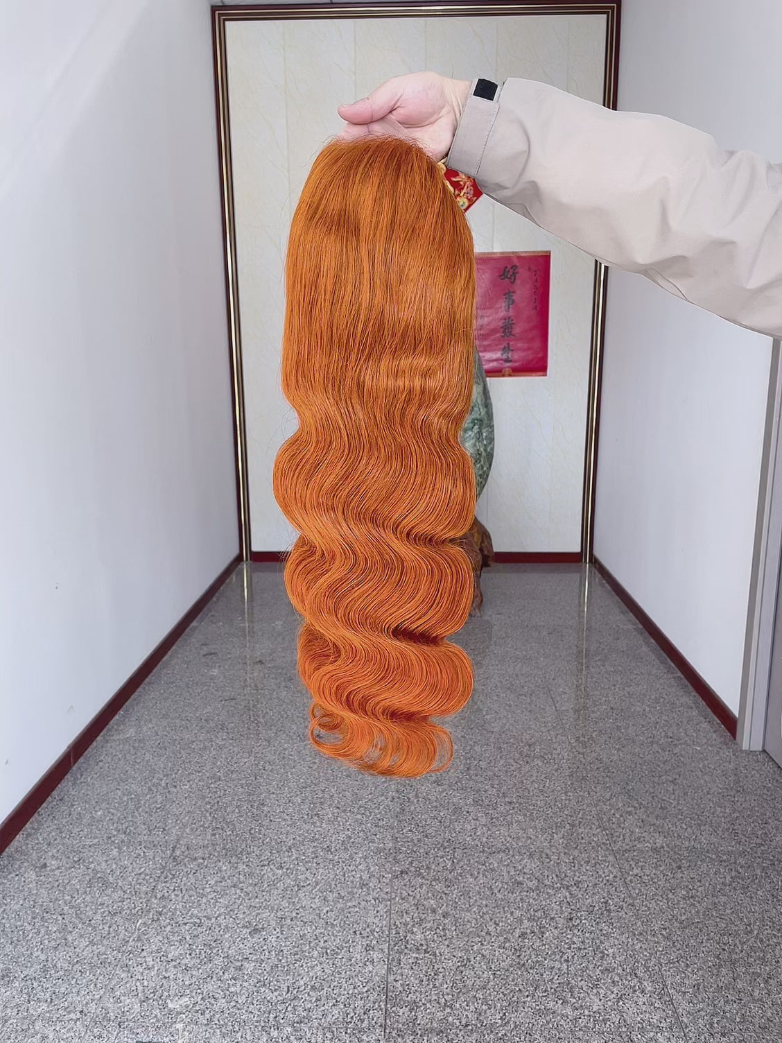 350 Copper Color Wig 13*4 Transparent Lace Full Lace Frontal Wig