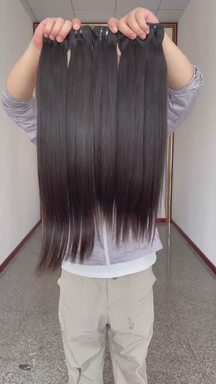 Vietnamese Raw Hair Bundles Deal  100% From One Single Donor