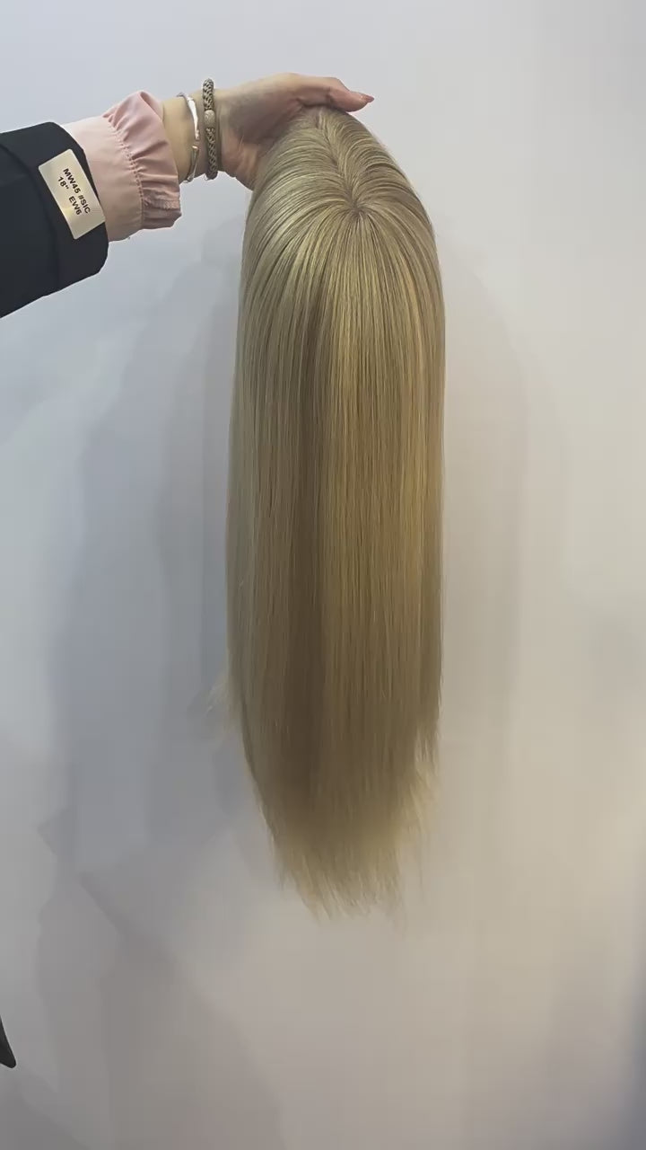 Silicone Medical Wig Russian Virgin Hair Wig for Cancer Patient