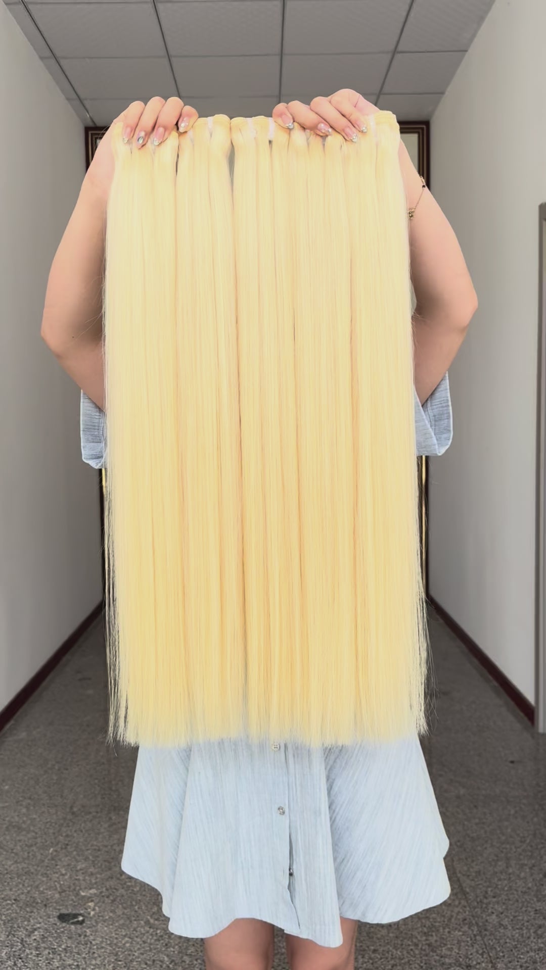 Indian Raw Hair Bundles Raw Blonde Human Hair 3 Bundles deal