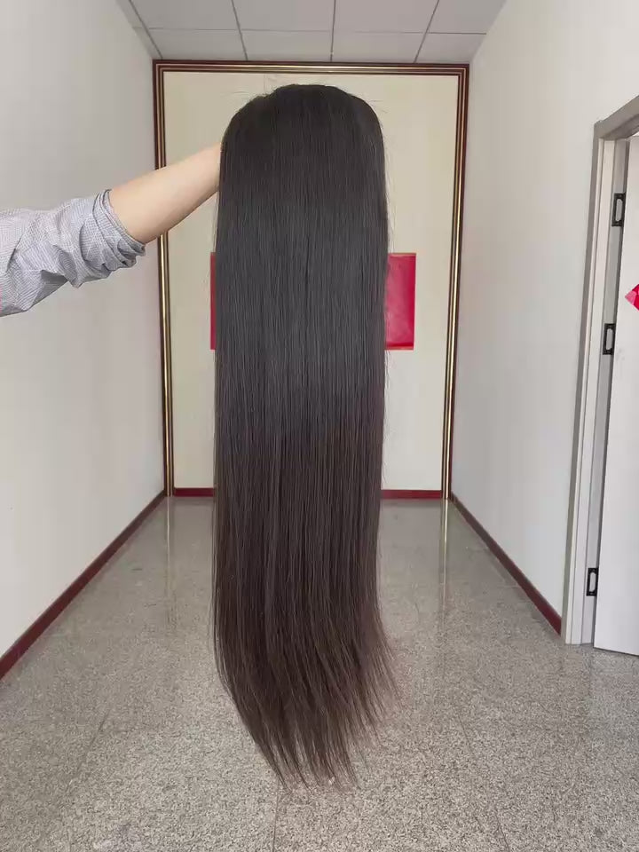 Raw Vietnamese Hair Wig 13*4 Full Lace Frontal Wig Hd Lace Wig 100% One Single Donor