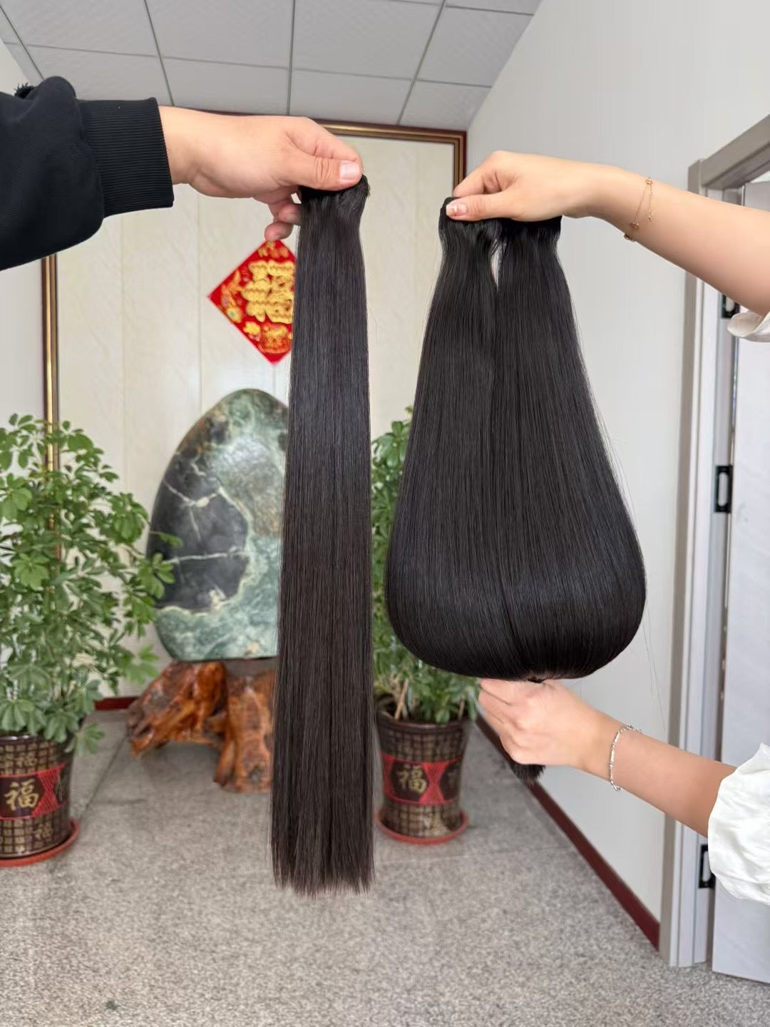 Luxury Raw Human Hair Bundles Deal Natural Unprocessed Full Cuticle Raw Hair Bundles On Sale