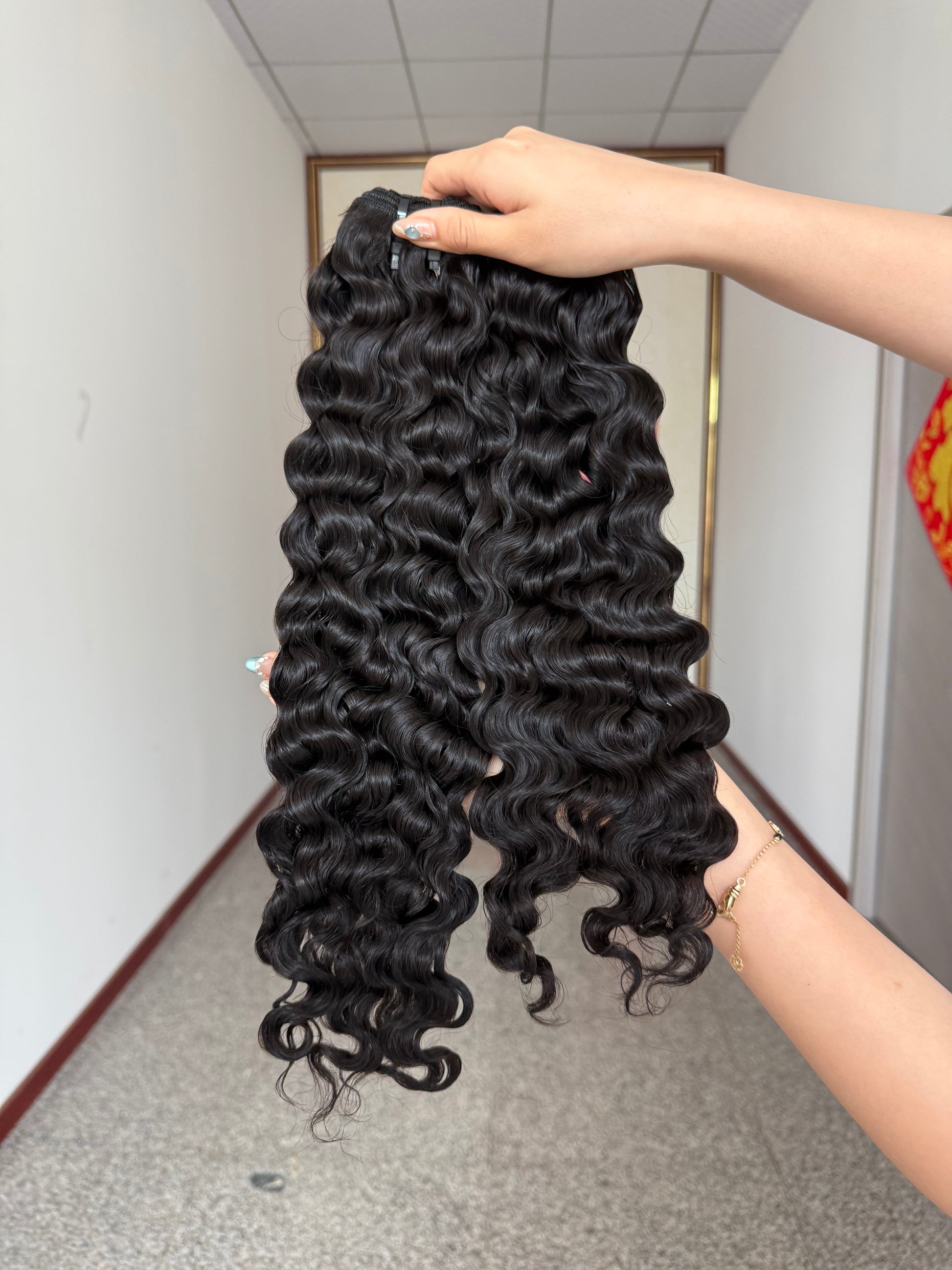 Luxury Raw Hair Bundles Burmese Curly Hair 3 Bundles deal