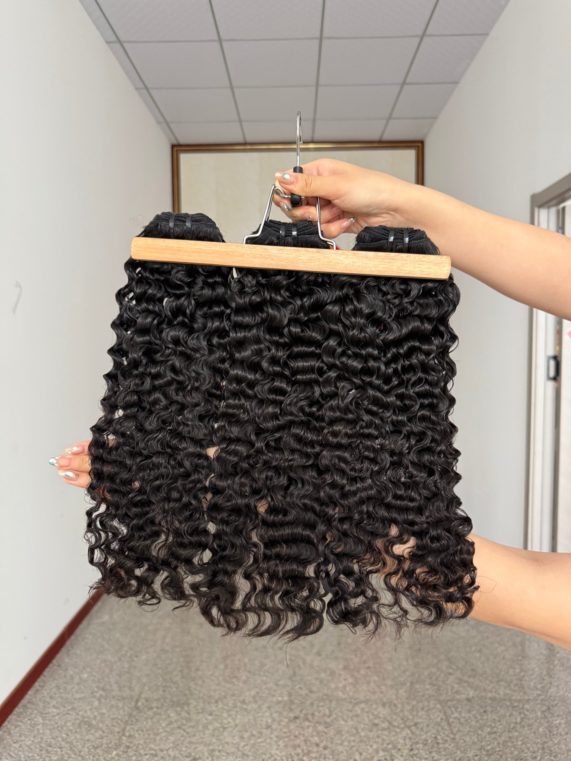 Luxury Raw Hair Bundles Burmese Curly Hair 3 Bundles deal