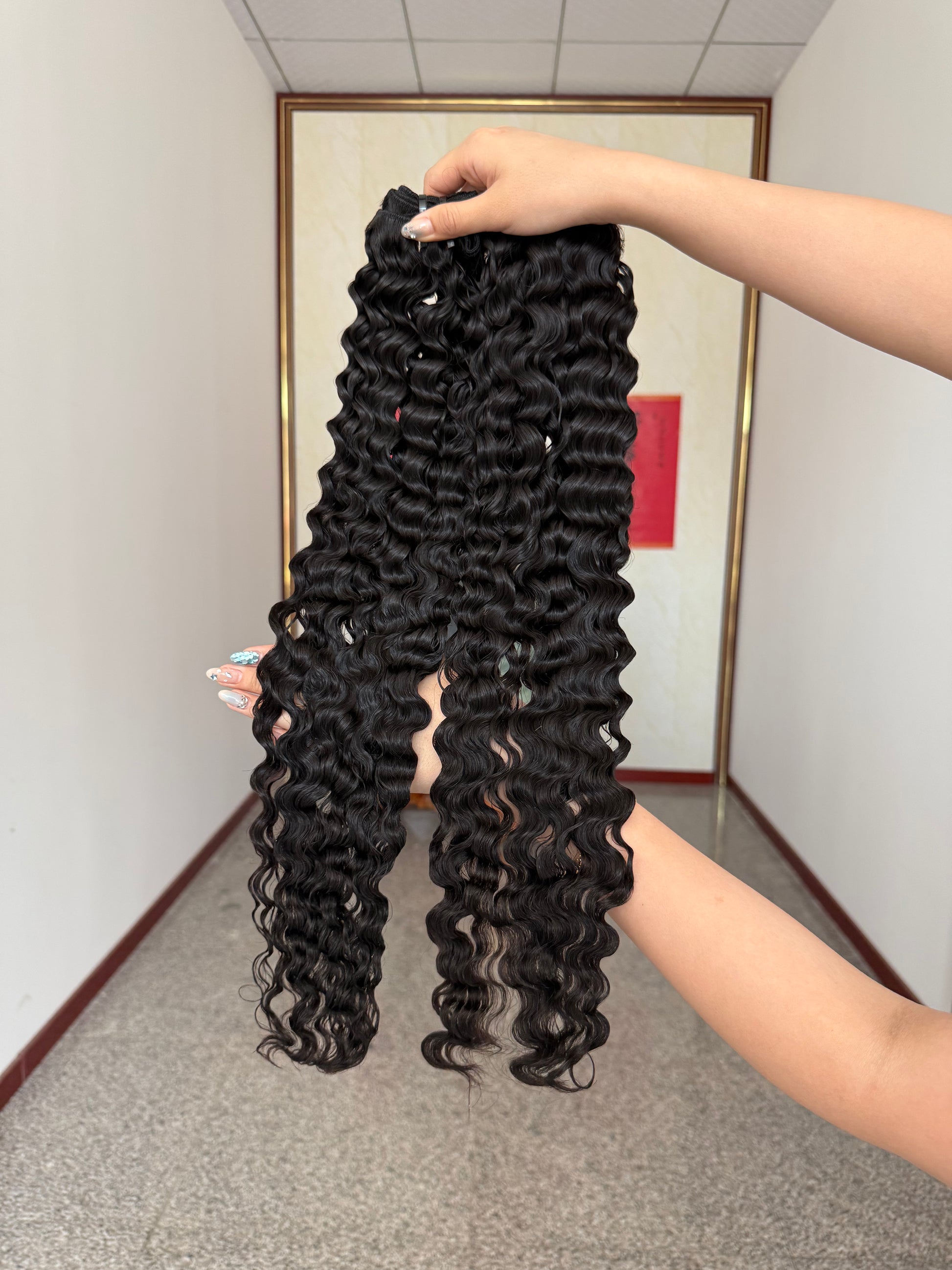 Luxury Raw Hair Bundles Burmese Curly Hair 3 Bundles deal