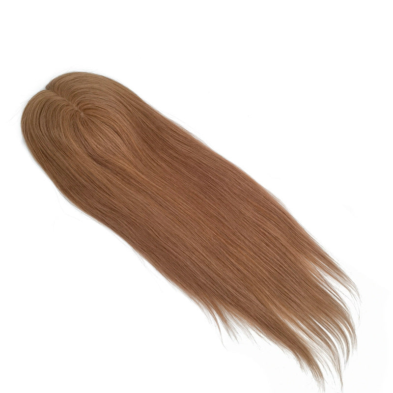 New Injection Indian Human Hair Topper with Silk Base