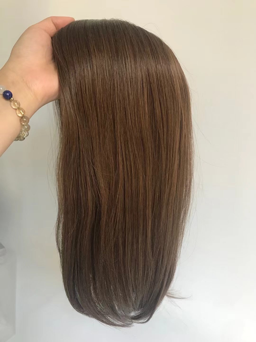 New Injection Indian Human Hair Topper with Silk Base
