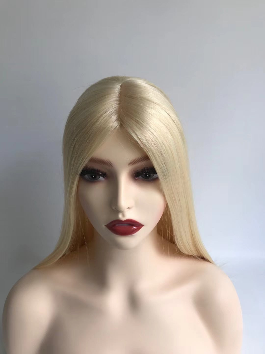 New Injection Indian Human Hair Topper with Silk Base