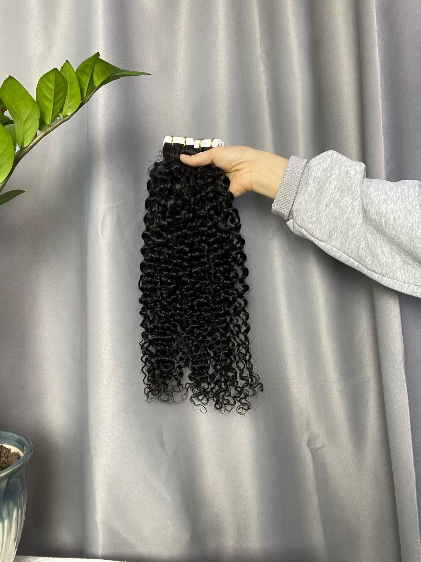 Tape In Hair for Black Women Straight Wavy and Curly Ready Stock