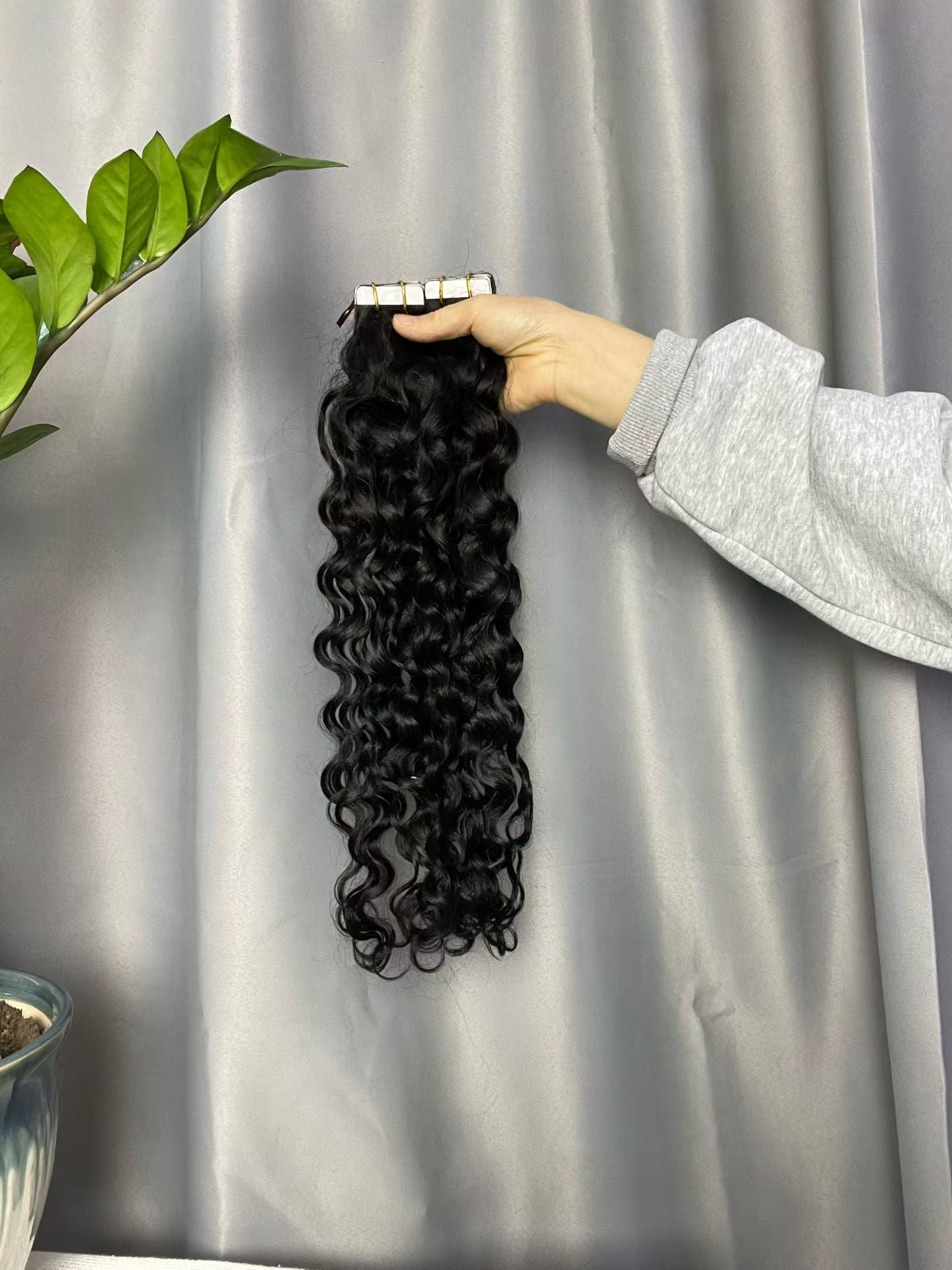 Tape In Hair for Black Women Straight Wavy and Curly Ready Stock