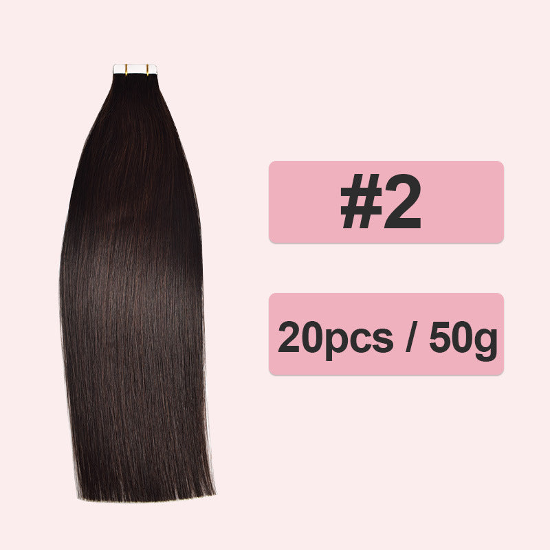 European Remy Hair Tape in Hair Extensions Pu Hair Extension