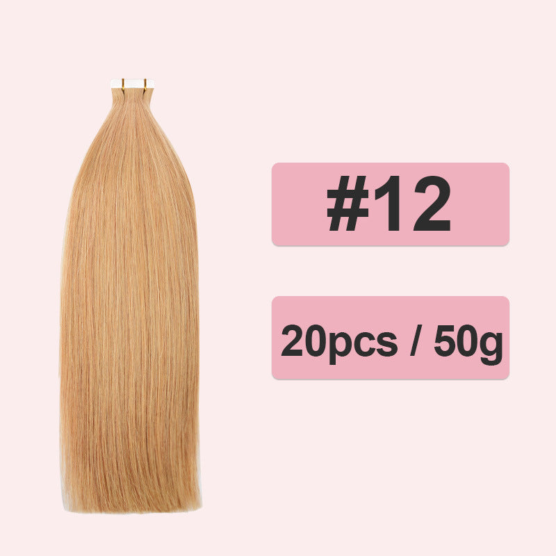 European Remy Hair Tape in Hair Extensions Pu Hair Extension