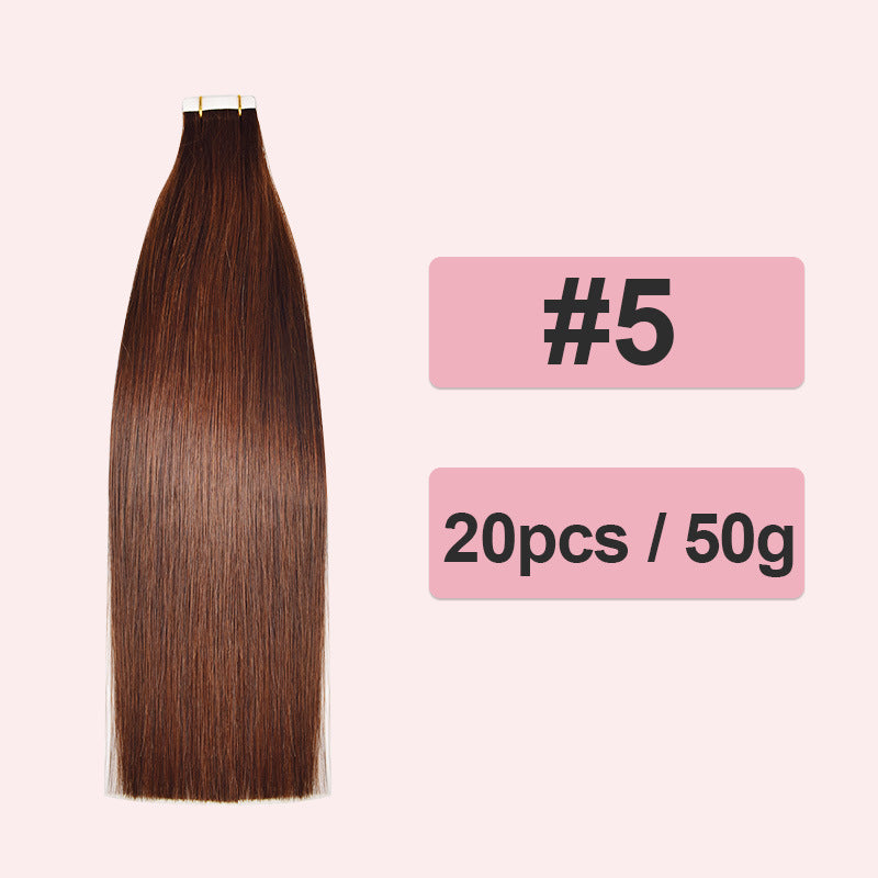 European Remy Hair Tape in Hair Extensions Pu Hair Extension