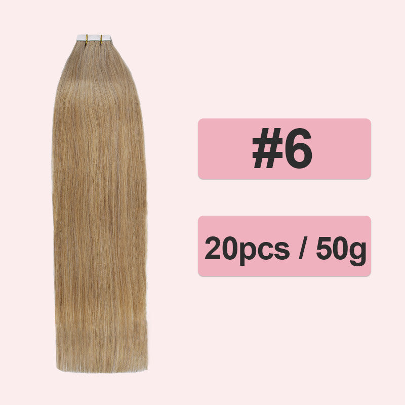 European Remy Hair Tape in Hair Extensions Pu Hair Extension