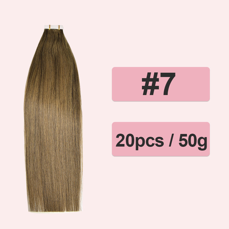 European Remy Hair Tape in Hair Extensions Pu Hair Extension